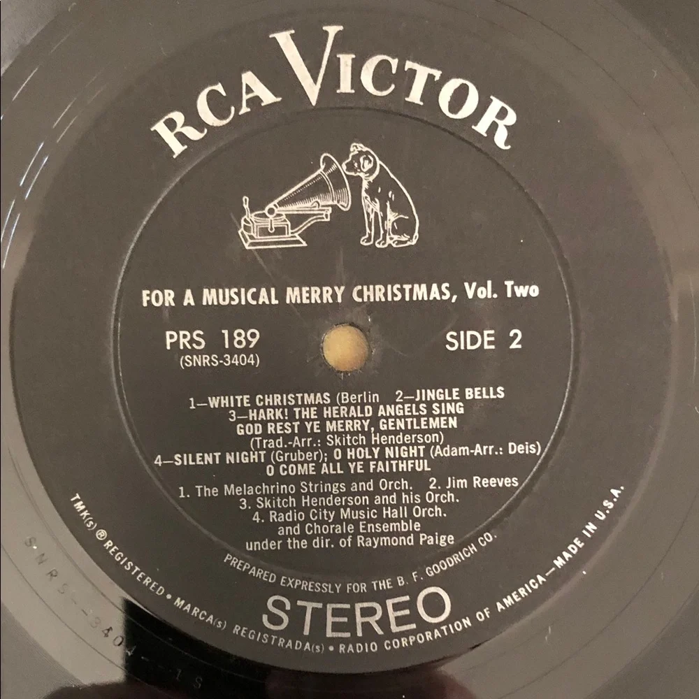 RCA vinyl very